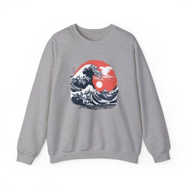 Great Wave of Kanagawa Unisex Sweatshirt - Image 10